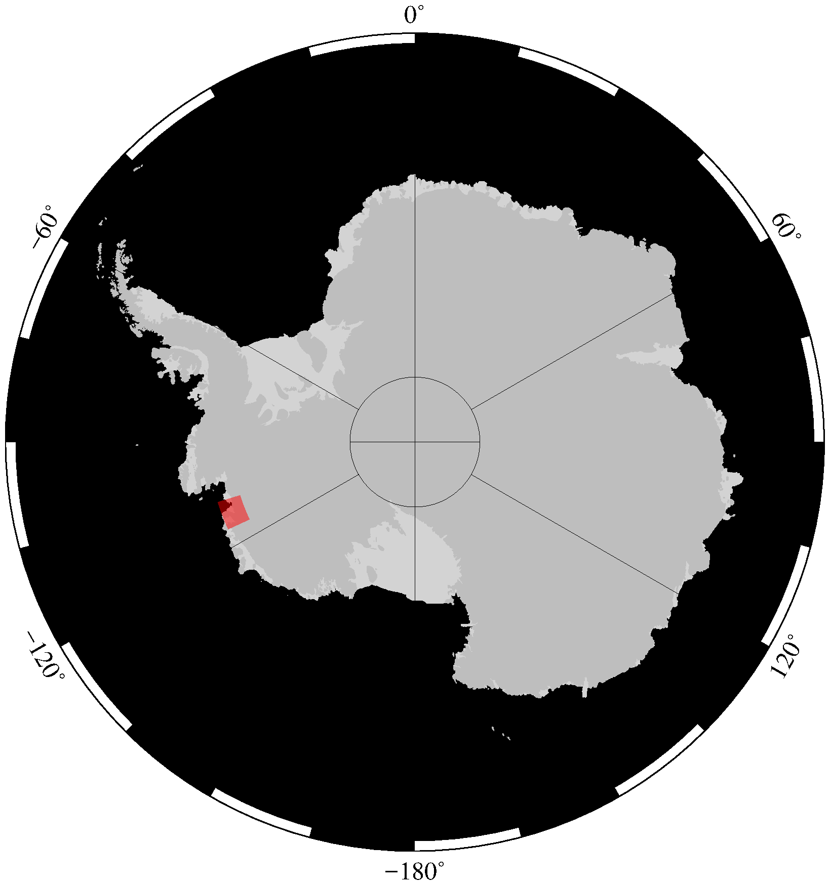 Location of Crosson and Dotson in West Antarctica